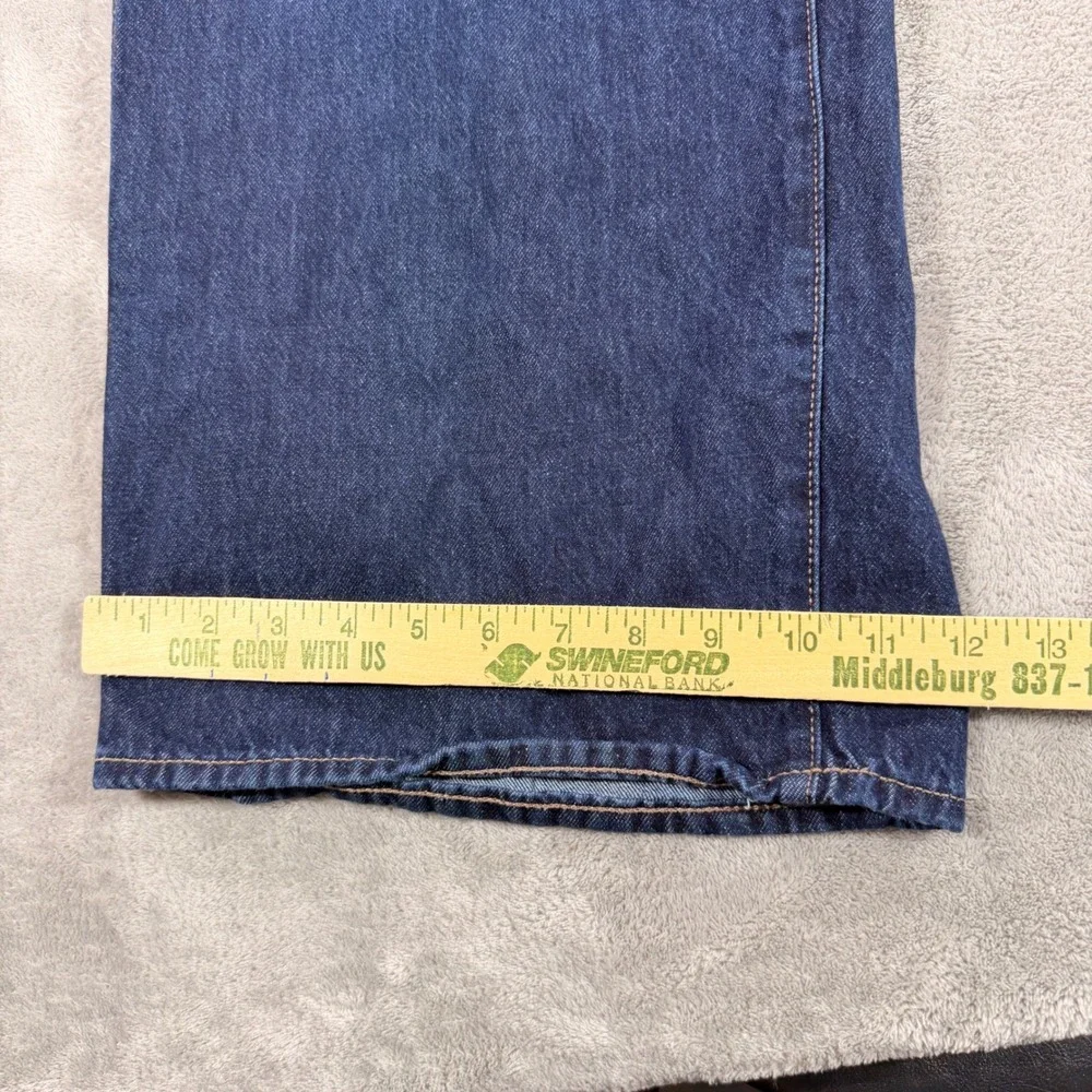 Old Navy Jeans Women 12 Blue High-Rise Baggy Wide Leg Drapey Denim Patch Pocket